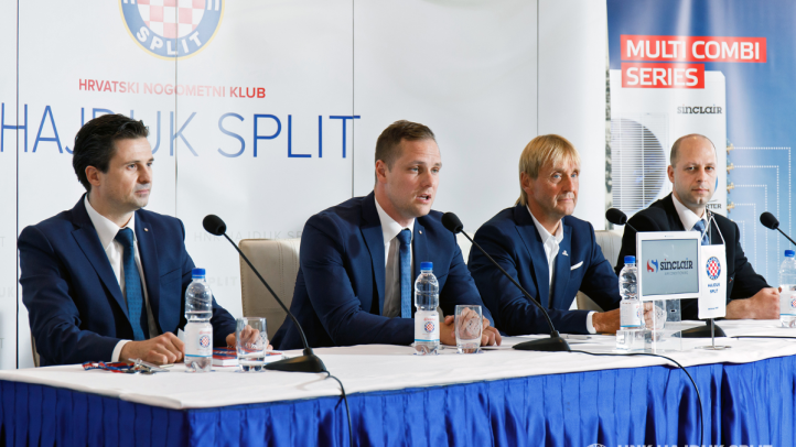 SINCLAIR as a sponsor of the famous Croatian football club HNK Hajduk Split